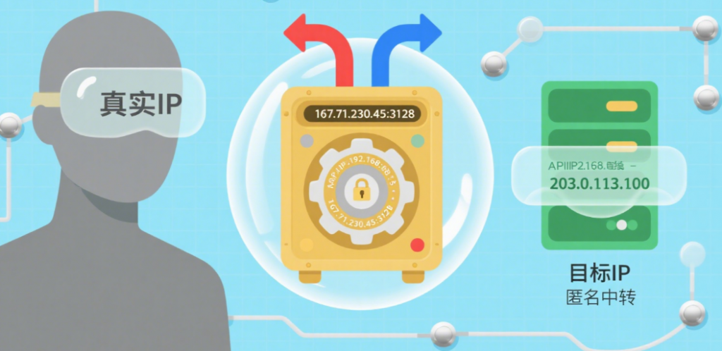 ip代理流程图